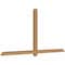 Ekena Millwork Eugene Smooth Timber Gable Bracket, Western Red Cedar, 96"W x 48"H x 3 1/2"D x 3 1/2"F, 12/12 Pitch GBW096X48X0404EUG00SWR - alternate 5